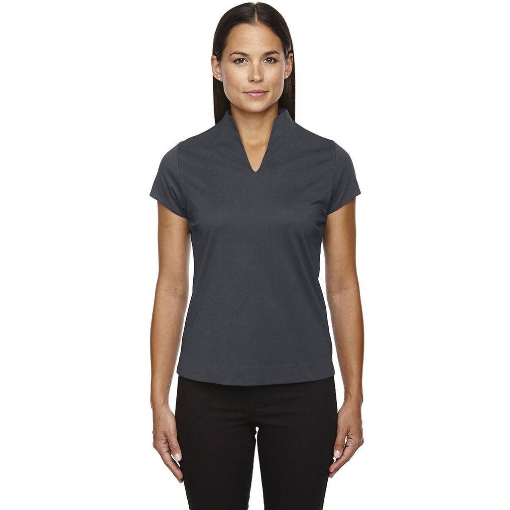 North End Women's Carbon Weekend UTK Cool Logik Performance Polo