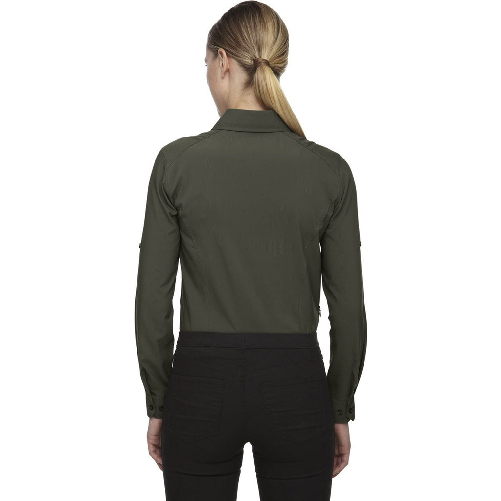 North End Women's Oakmoss Performance Shirt with Roll-Up Sleeves