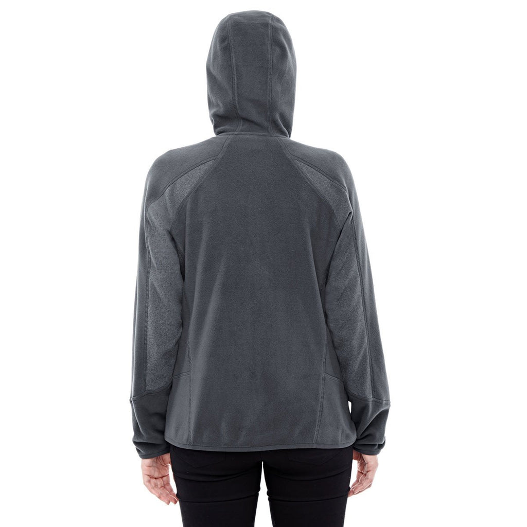 North End Women's Carbon/Orange Soda Polartec Active Jacket