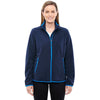 North End Women's Night/Olympic Blue Fleece Jacket