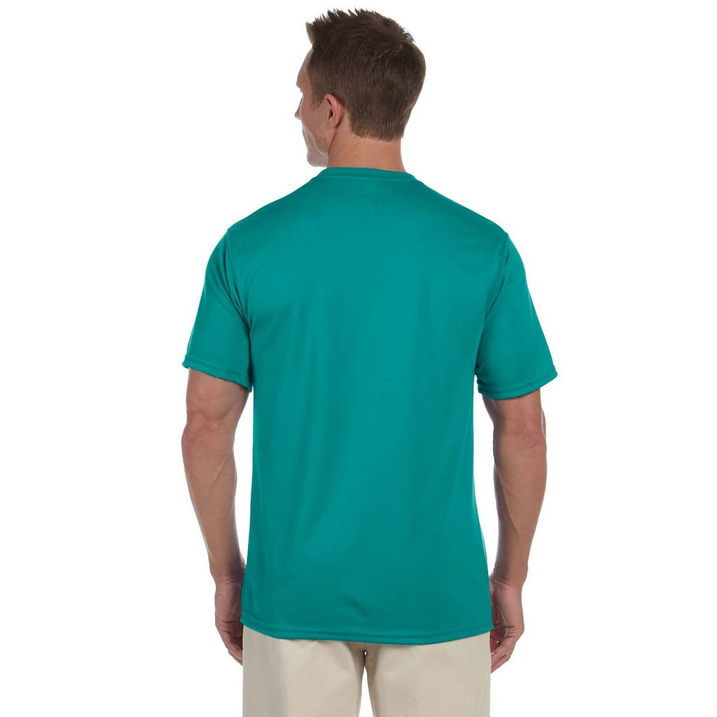 Augusta Sportswear Men's Teal Wicking T-Shirt