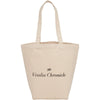Leed's Natural Herringbone 7oz Cotton Canvas Grocery Tote