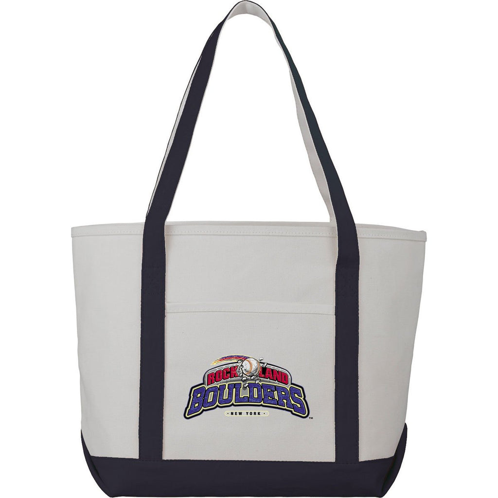 Leed's Navy Cotton Canvas Premium Boat Tote 18 oz