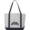 Leed's Navy Cotton Canvas Premium Boat Tote 18 oz