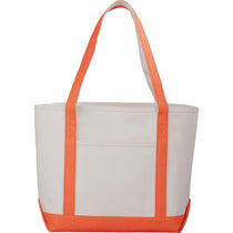 Leed's Orange Cotton Canvas Premium Boat Tote 18 oz
