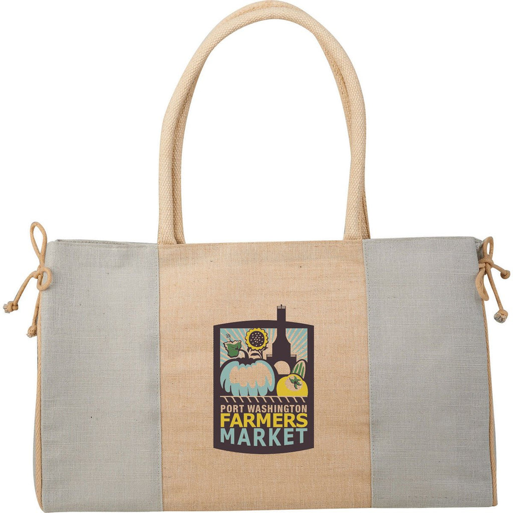 Leed's Natural/Cream Resort Jute Tote