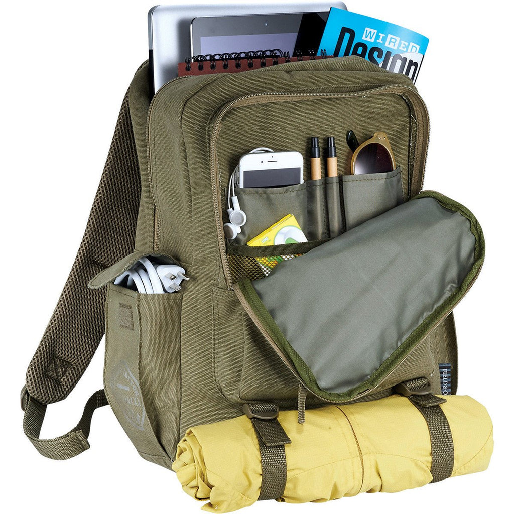 Field & Co. Green Ranger 15" Computer Backpack