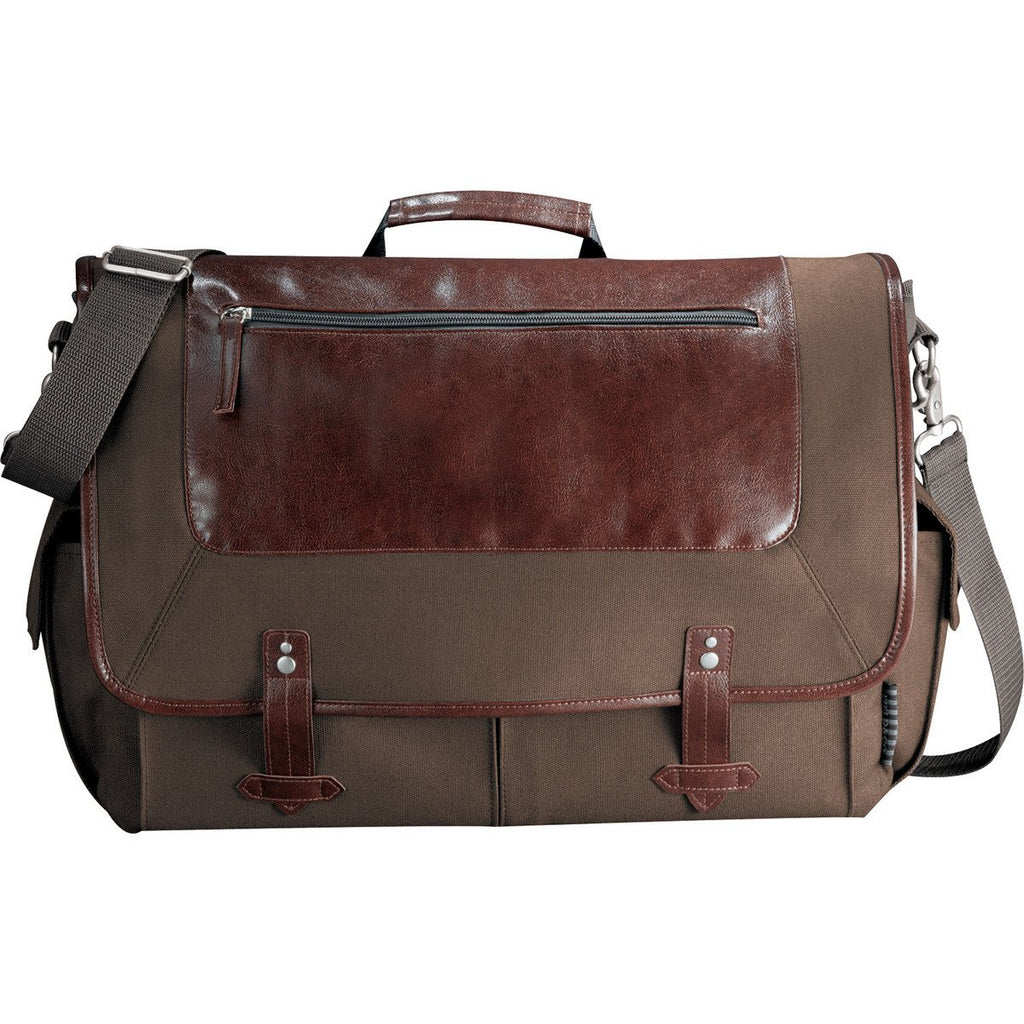 Field & Co. Grey Classic 15" Computer Messenger Bag