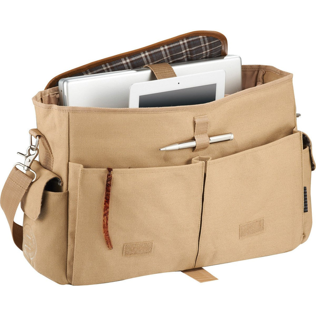 Field & Co. Light Brown Cambridge 15" Computer Messenger Bag