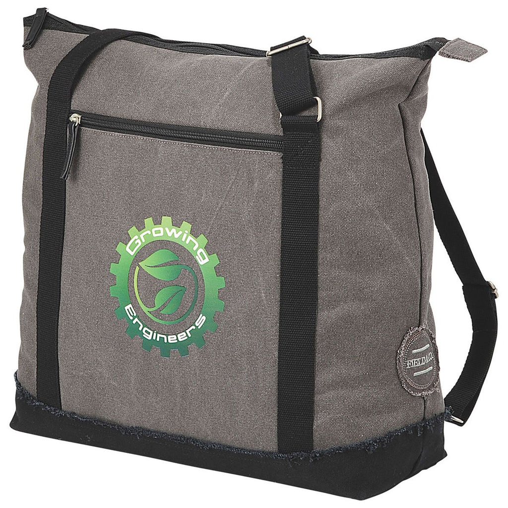 Field & Co. Grey Hudson 15" Computer Backpack Tote