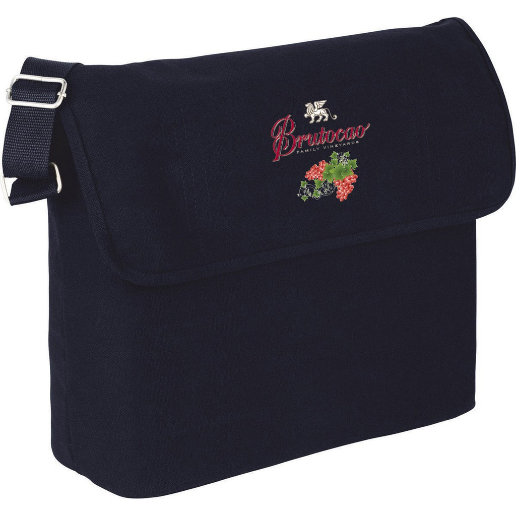 Field & Co. Navy Classic 15" Computer Messenger Bag