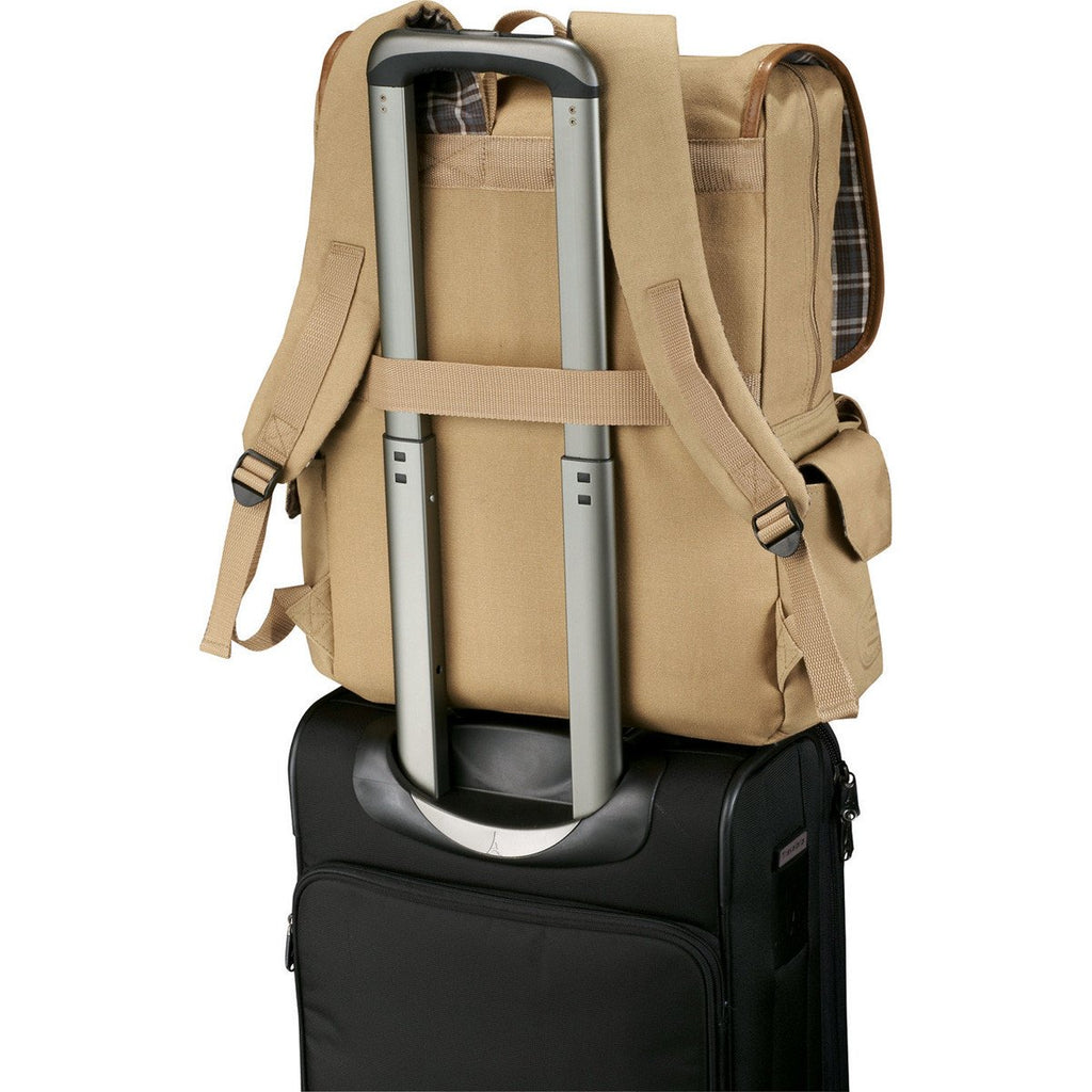 Field & Co. Light Brown Cambridge 17" Computer Backpack