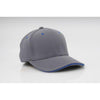 Pacific Headwear Graphite/Royal Universal M2 Performance Contrast Cap