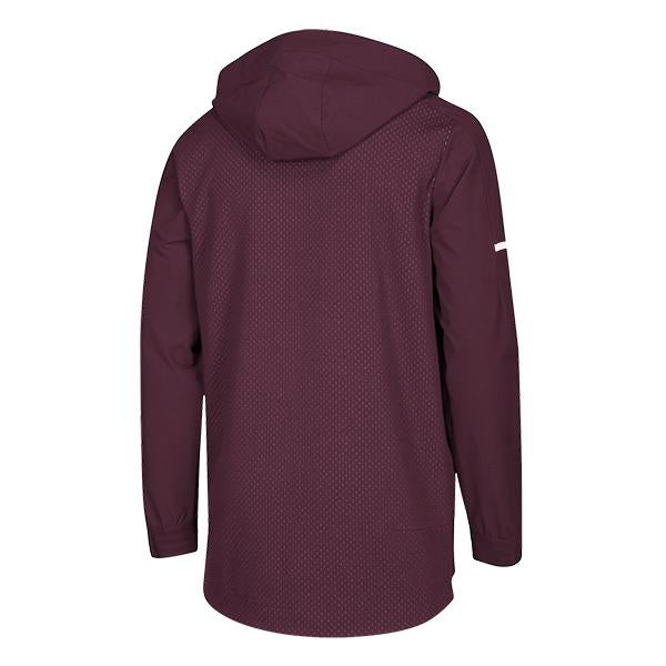 adidas Men's Maroon/White Squad Jacket