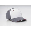 Pacific Headwear White/Maroon/Graphite Universal M2 Performance Contrast Cap