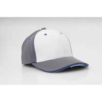 Pacific Headwear White/Royal/Graphite Universal M2 Performance Contrast Cap