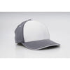 Pacific Headwear White/White/Graphite Universal M2 Performance Contrast Cap
