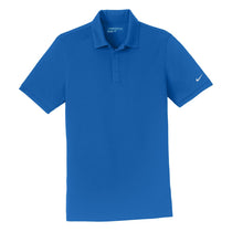 Nike Men's Gym Blue Dri-FIT Smooth Performance Polo