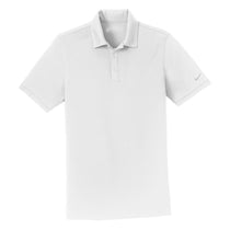 Nike Men's White Dri-FIT Smooth Performance Polo