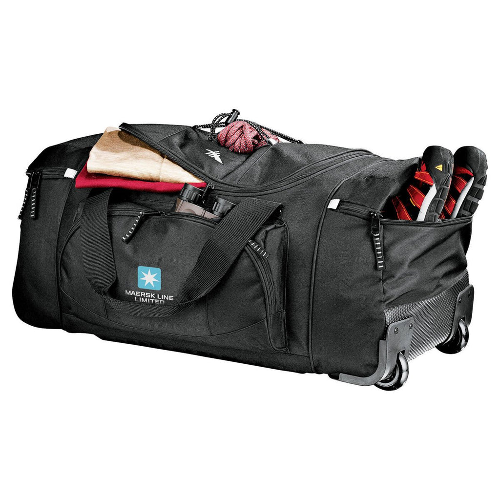 High Sierra Black 26" Wheeled Duffel Bag