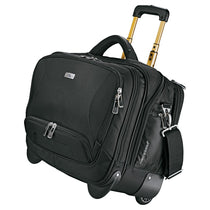 High Sierra Black Integral Wheeled Computer Backpack