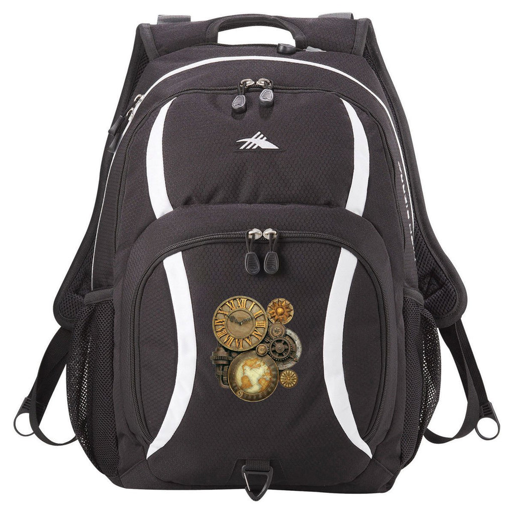 High Sierra Black Garrett 17" Computer Backpack
