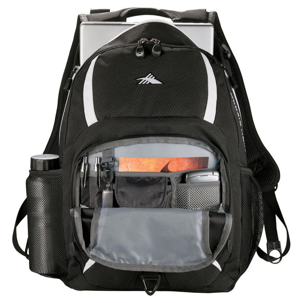 High Sierra Black Garrett 17" Computer Backpack