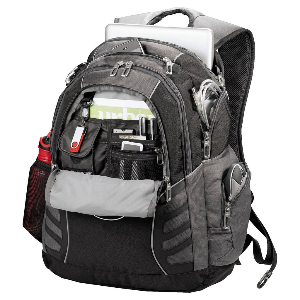 High Sierra Black Big Wig 17" Computer Backpack