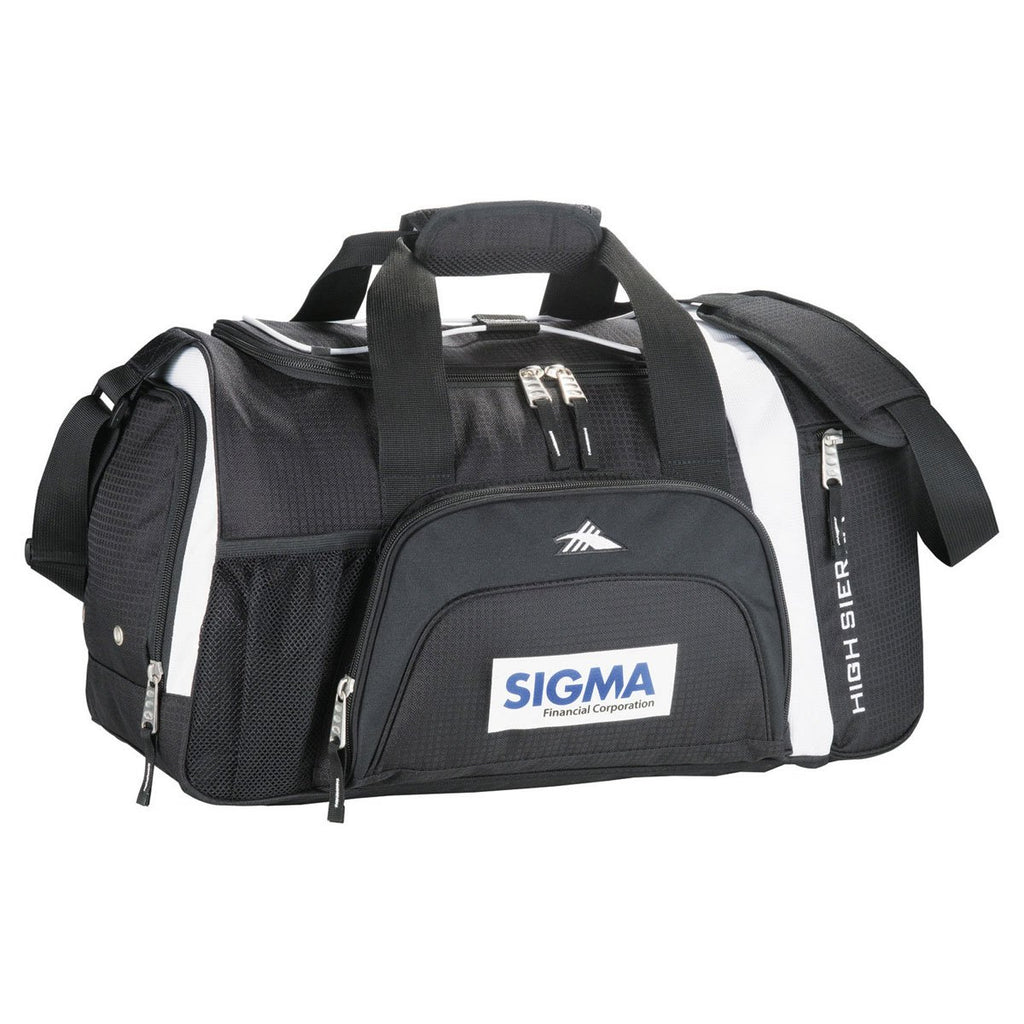 High Sierra Black 22" Garrett Sport Duffel Bag