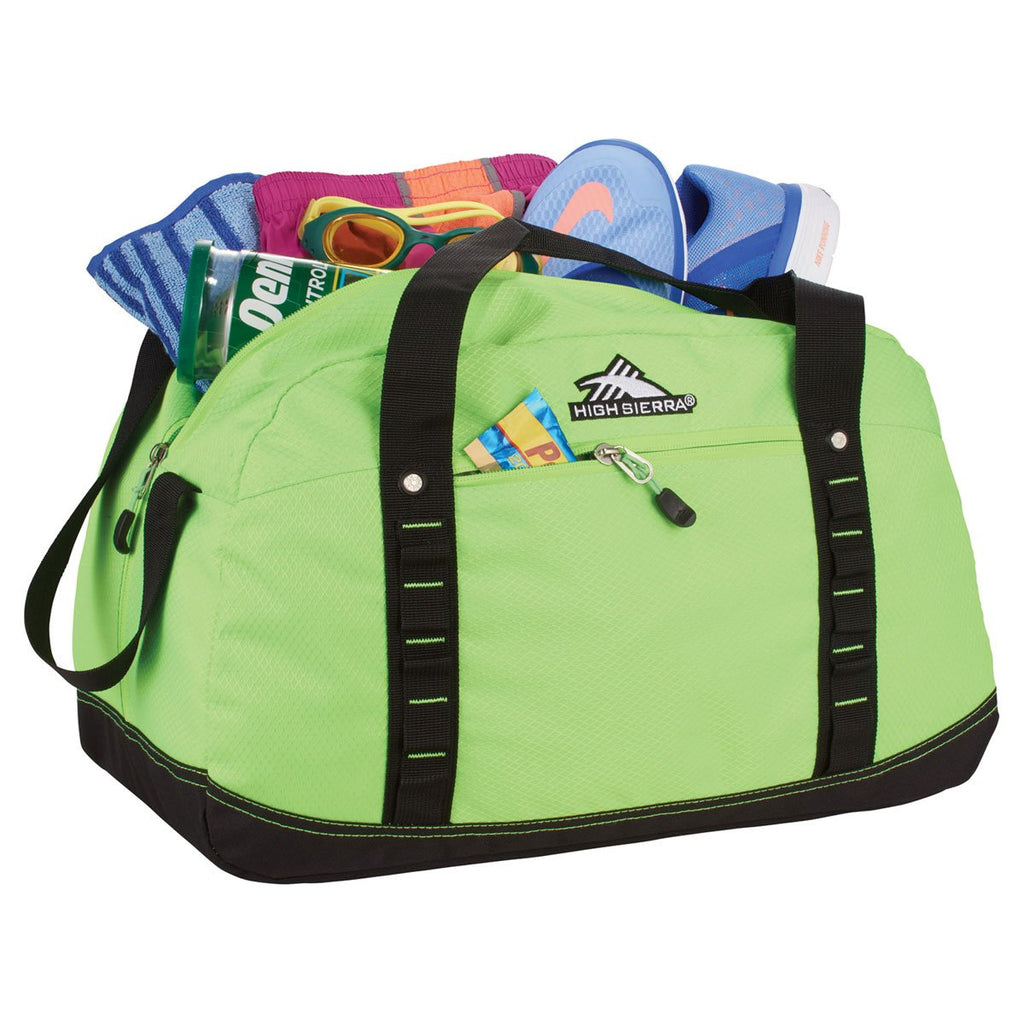 High Sierra Lime Free Throw 21.5" Duffel Bag