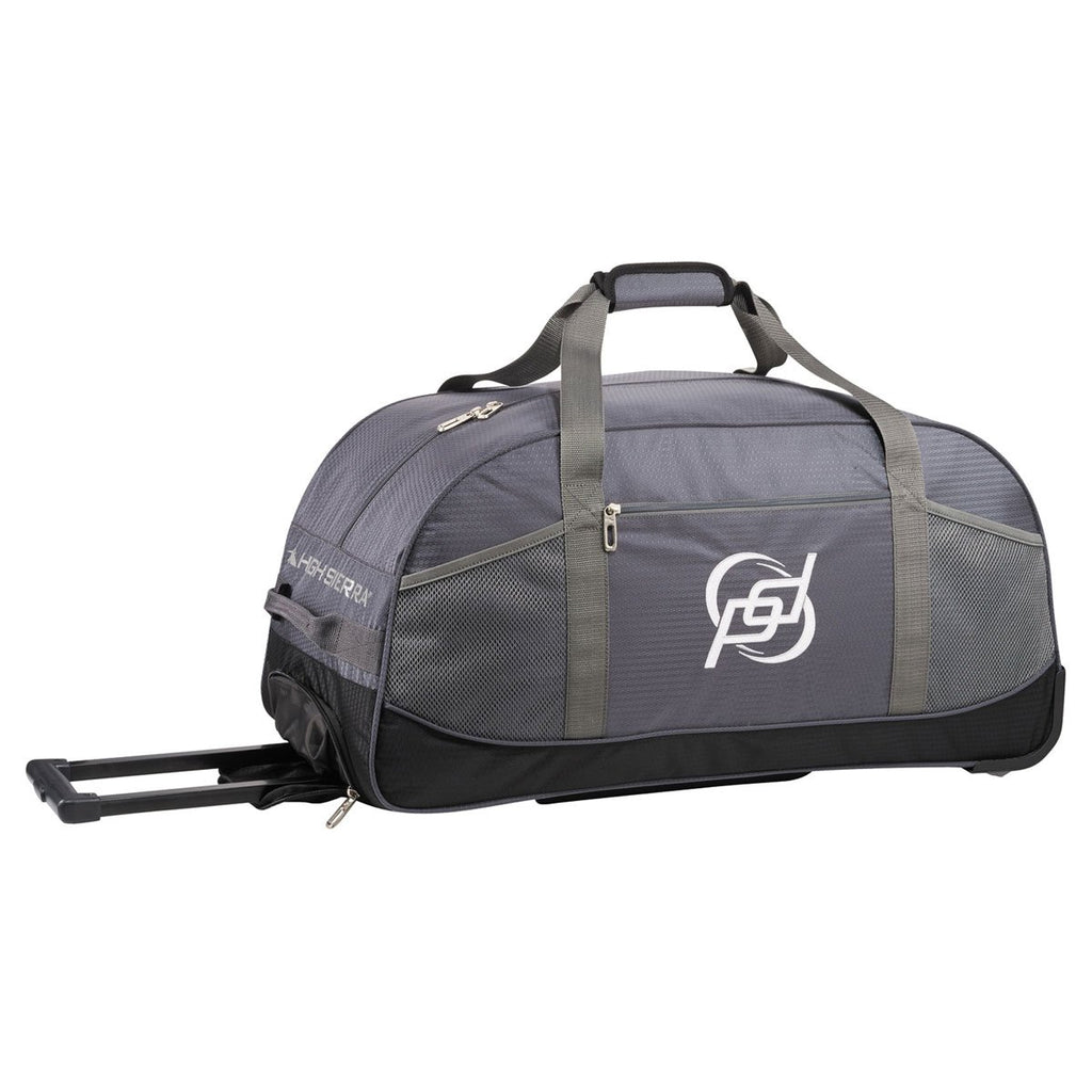 High Sierra Grey Forte 28" Wheeled Duffel