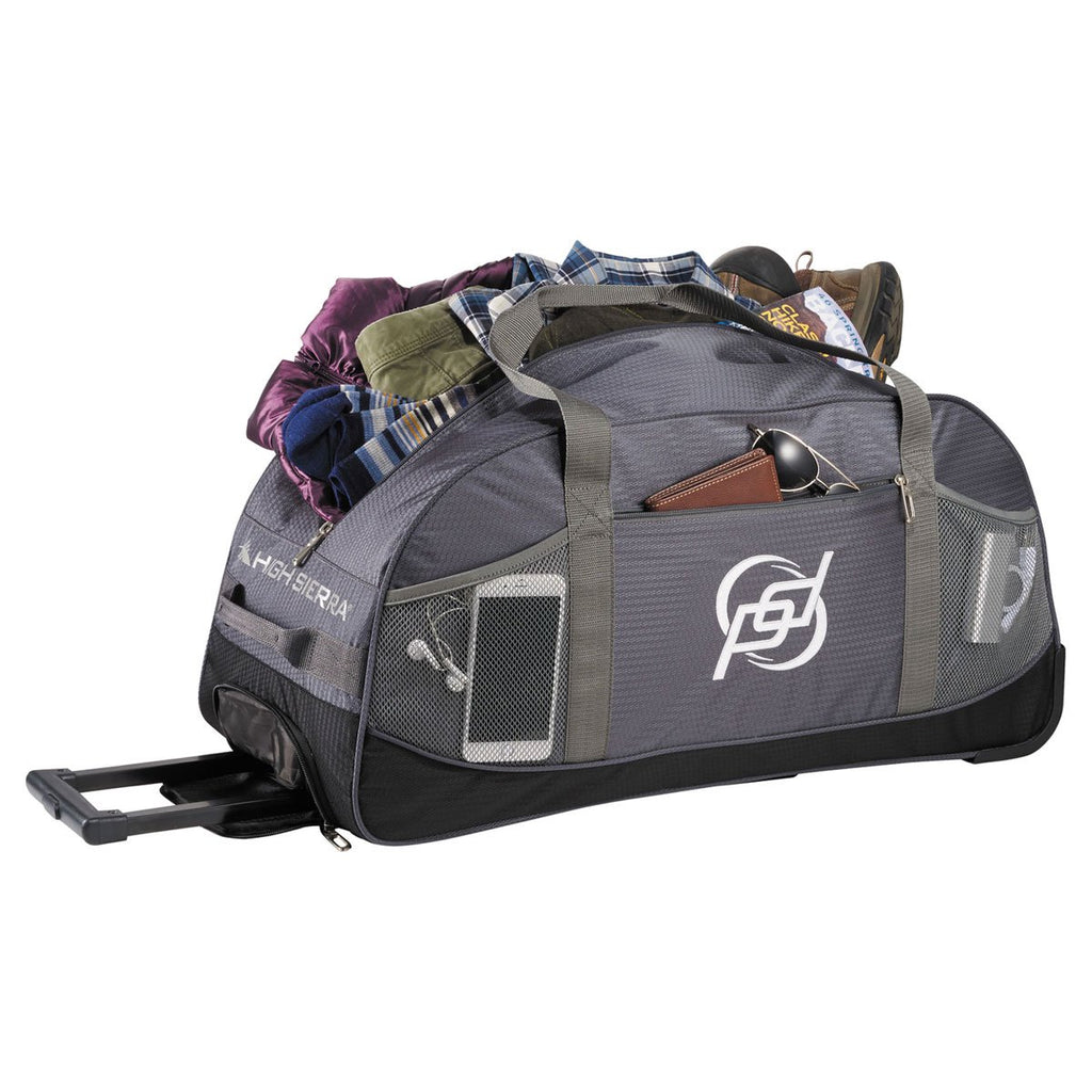 High Sierra Grey Forte 28" Wheeled Duffel