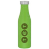 H2Go Matte Lime 16.9 oz Carina Stainless Steel Bottle