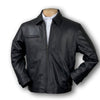 Burk's Bay Men's Black Classic Italian Driving Jacket