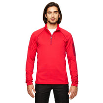 Marmot Men's Team Red Stretch Fleece Half-Zip