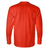 Bayside Men's Bright Orange USA-Made Long Sleeve T-Shirt with Pocket