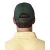 UltraClub Men's Forest Green Classic Cut Chino Cotton Twill Structured Cap