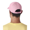 UltraClub Men's Pink Classic Cut Chino Cotton Twill Unconstructed Cap
