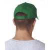 UltraClub Men's Kelly Classic Cut Cotton Twill 6-Panel Cap