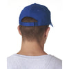 UltraClub Men's Royal Classic Cut Cotton Twill 6-Panel Cap