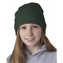 UltraClub Women's Forest Green Knit Beanie