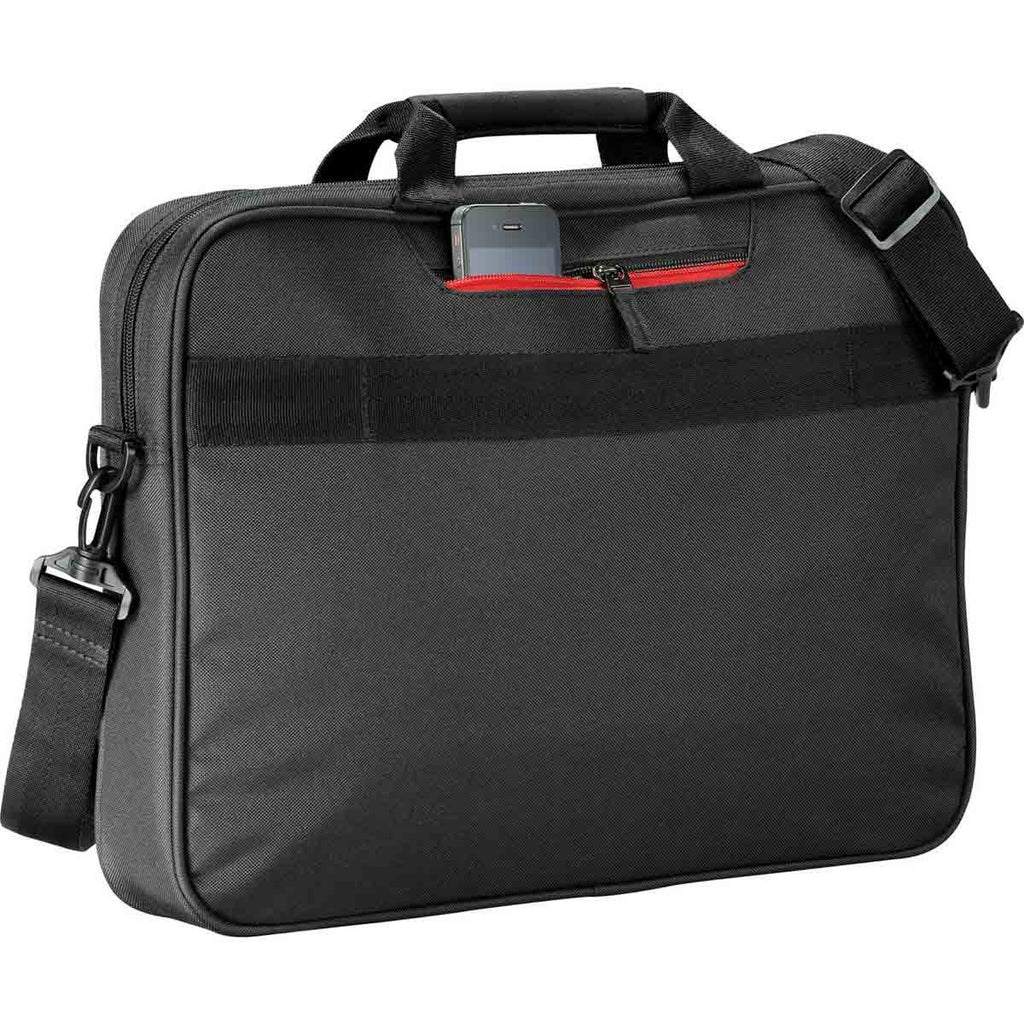 Case Logic Black Cross-Hatch 17" Computer Briefcase