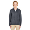 UltraClub Women's Flint Cool & Dry Full-Zip Microfleece