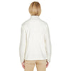 UltraClub Women's Winter White Cool & Dry Full-Zip Microfleece