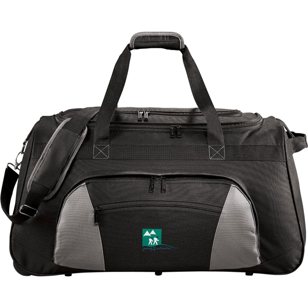 Leed's Black Excel 26" Wheeled Travel Duffel Bag