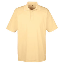 UltraClub Men's Yellow Haze Cool & Dry Mesh Pique Polo