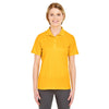 UltraClub Women's Gold Cool & Dry Mesh Pique Polo