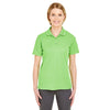 UltraClub Women's Light Green Cool & Dry Mesh Pique Polo