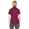 UltraClub Women's Maroon Cool & Dry Mesh Pique Polo