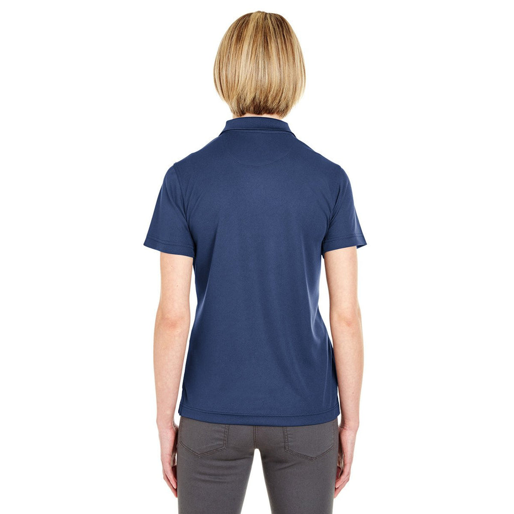 UltraClub Women's Navy Cool & Dry Mesh Pique Polo